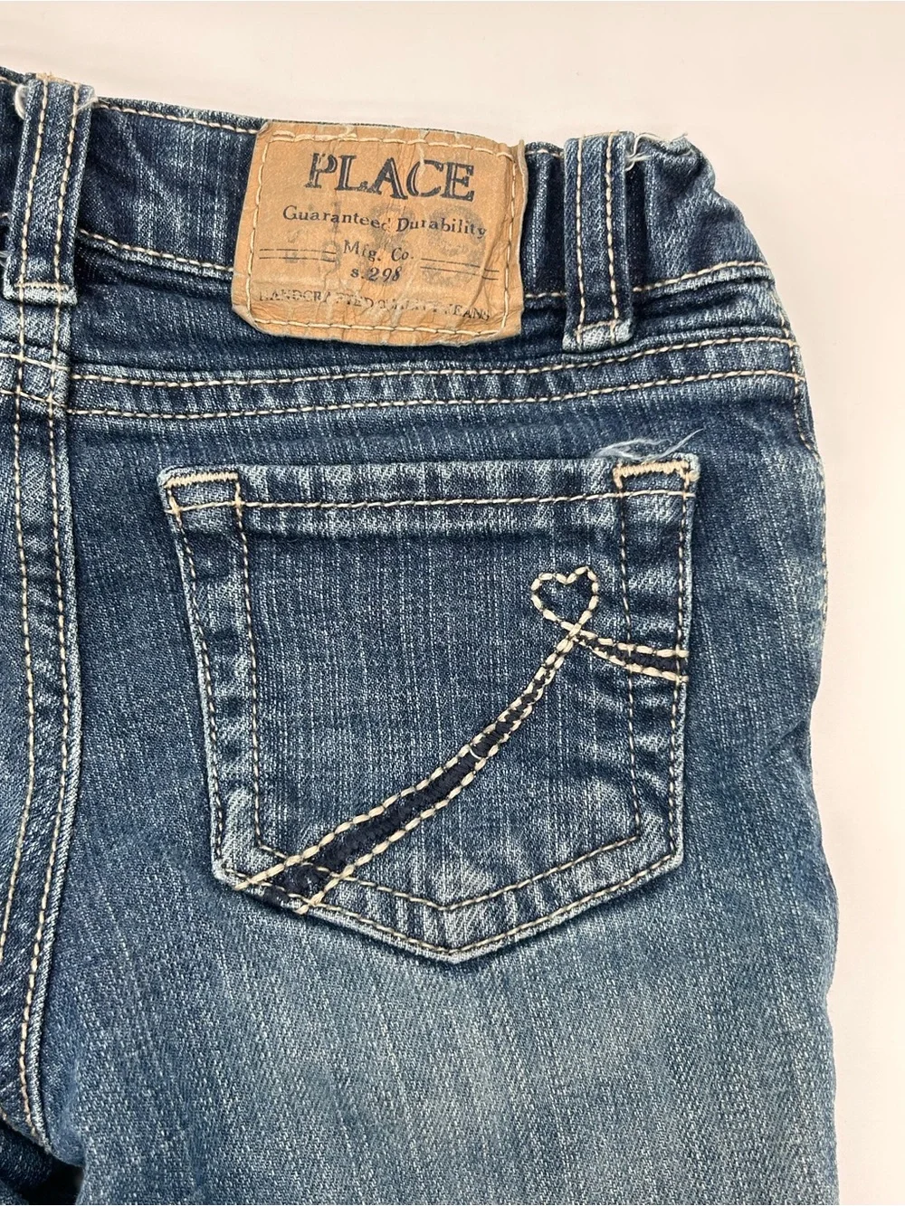 The Children's Place Girls' Blue Stretch Denim Jeans Size 5